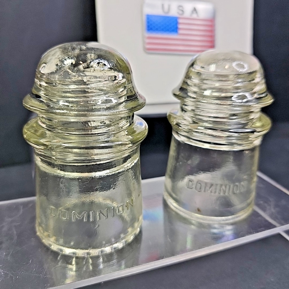 Dominion 9 Insulator Insulator Beaded Rim And Smooth Rim Read